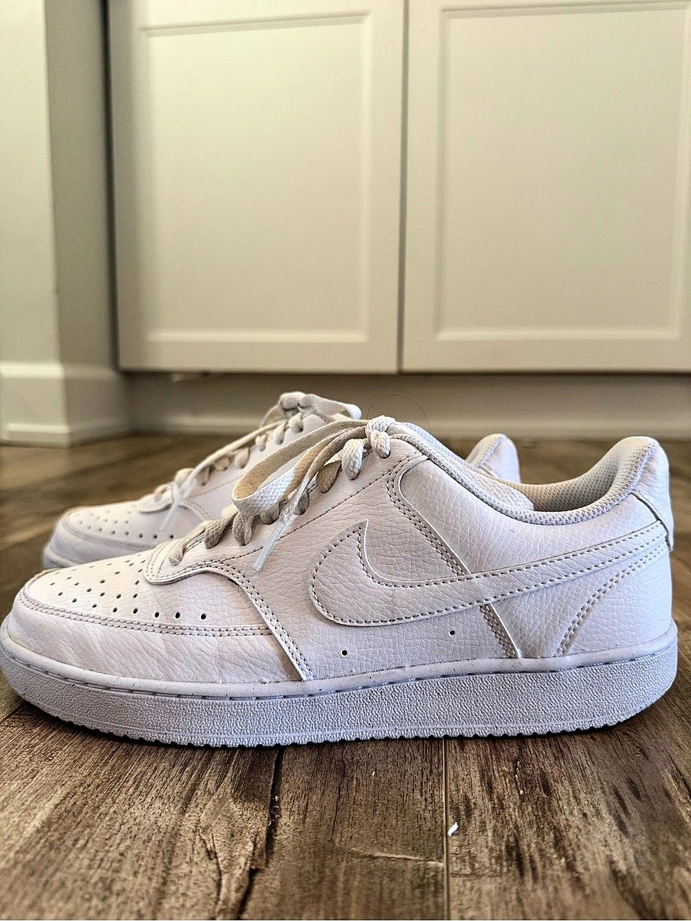 Nike Court Vision Low Next Nature Triple White Sneakers US 9 Women’s - Lightly W
